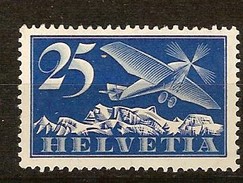 Suisse Switzerland Helvetia Yvert N° PA LP 5 (*)   Cote 10,00 Euro No Gum - Neufs