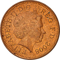 Monnaie, Grande-Bretagne, Elizabeth II, Penny, 2008, SUP, Copper Plated Steel - 1 Penny & 1 New Penny