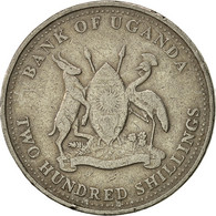 Monnaie, Uganda, 200 Shillings, 1998, Royal Canadian Mint, TTB, Copper-nickel - Ouganda