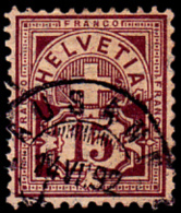 No 64 A = 1892 ( Le 64 B Et De 1894 ) - Oblitéré LAUSANNE - Gebraucht