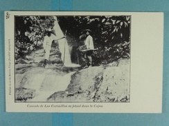 Platine Et Or De Novita-Viejo Cascade De Las Coronillas Se Jetant Dans Le Cajon - Colombia