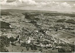 Burgruine Rötteln Mit Blick Ins Wiesental - Luftbild - Foto-AK Großformat 60er Jahre - Verlag Neumann Lörrach - Lörrach