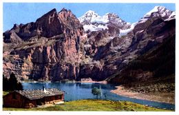 Oeschinensee Mit Blümlisalp Ob Kandersteg. Lötchbergbshn - Kandersteg