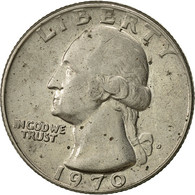 Monnaie, États-Unis, Washington Quarter, Quarter, 1970, U.S. Mint - 1932-1998: Washington