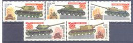 1984. USSR/Russia,  WWII, Armoured Vehigles, 5v, Mint/** - Neufs