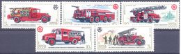 1985. USSR/Russia, History Of Fire Engines, Issue II, 5v,  Mint/** - Neufs