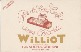 BUVARD - Chicorée WILLIOT - Café & Thé