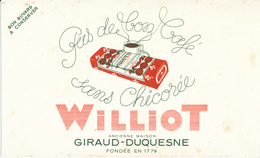 BUVARD - Chicorée WILLIOT - Café & Thé