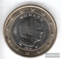 Monaco MON 7 2016 Stgl./unzirkuliert Stgl./unzirkuliert 2016 Kursmünze 1 Euro - Monaco