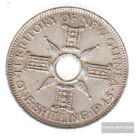 Guinea Km-number. : 8 1938 Extremely Fine Silver Extremely Fine 1938 1 Shilling Scepter - Papúa Nueva Guinea