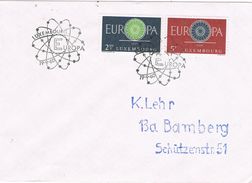 26586. Carta LUXEMBOURG 1960. Tema Europa. Atomic - Briefe U. Dokumente