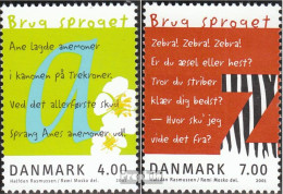 Dänemark 1271-1272 (kompl.Ausg.) Postfrisch 2001 Jahr Der Sprachen - Nuovi