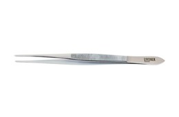 Lindner 2067 Stainless Steel Tongs, 150 Mm With Straight Tips - Stamp Tongs, Magnifiers And Microscopes