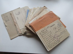 Feldpost 2. WK 64 Belege / Karten Usw. Tarnstempel / Holland Luftgau Amsterdam / Ukraine Usw. Viele Mit Inhalt! - Collections (sans Albums)