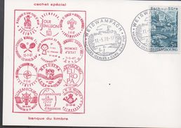 3216  Tarjeta Luxembourgo, , Weiswampach 1978 , Vacances Ideales . Cure D'Air Pur - Storia Postale