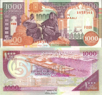 Somalia Pick-Nr: 37b Bankfrisch 1996 1.000 Shilling - Somalie