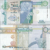 Seychellen Pick-Nr: 36b Bankfrisch 2010 10 Rupees - Seychellen
