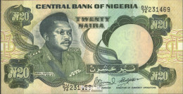 Nigeria Pick-Nr: 26f Bankfrisch 1984 20 Naira - Nigeria