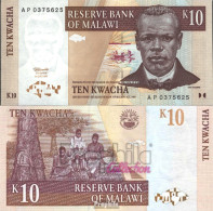 Malawi Pick-Nr: 37 Bankfrisch 1997 10 Kwacha - Malawi