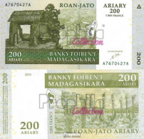 Madagaskar Pick-Nr: 87a Bankfrisch 2004 200 Ariary - Madagaskar