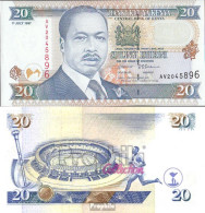 Kenia Pick-Nr: 35b Bankfrisch 1997 20 Shillings - Kenia