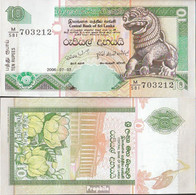 Sri Lanka Pick-Nr: 108f Bankfrisch 2006 10 Rupees - Sri Lanka