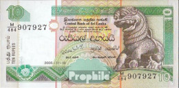 Sri Lanka Pick-Nr: 108e Bankfrisch 2005 10 Rupees - Sri Lanka