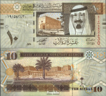 Saudi-Arabien Pick-Nr: 33a Bankfrisch 2007 10 Riyals - Arabia Saudita