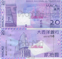 Macau Pick-Nr: 81a Bankfrisch 2005 20 Patacas - Macao