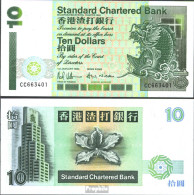 Hongkong Pick-Nr: 284b (1994) Bankfrisch 1994 10 Dollars - Hong Kong