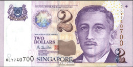 Singapur Pick-Nr: 45 Bankfrisch 2000 2 Dollars - Singapore