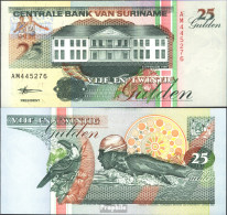 Suriname Pick-Nr: 138d Bankfrisch 1998 25 Gulden - Surinam