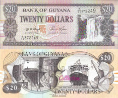 Guyana Pick-Nr: 30b2, Signatur 12 Bankfrisch 1996 20 Dollars - Guyana