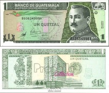 Guatemala Pick-Nr: 99 Bankfrisch 1998 1 Quetzal - Guatemala