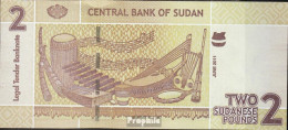 Sudan Pick-Nr: 71a Bankfrisch 2011 2 Pound - Soudan