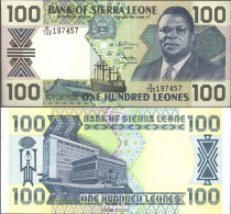 Sierra Leone Pick-Nr: 18c Bankfrisch 1990 100 Leones - Sierra Leone