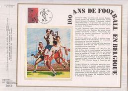 Carte Max CEF Soie 2014 Football - 1981-1990