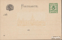 Bayern P47 Amtliche Postkarte Ungebraucht 1896 Ziffer - Sonstige & Ohne Zuordnung