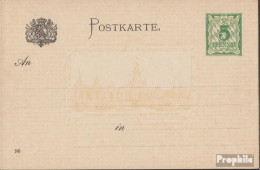Bayern P47 Amtliche Postkarte Mit Sonderstempel Gebraucht 1896 Ziffer - Andere & Zonder Classificatie