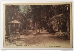 BOURBON -LANCY INTERIEUR DU PARC KIOSQUE A MUSIQUE VIAGGIATA FP - Bourgogne