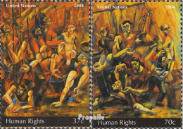 UNO - New York 968-969 (kompl.Ausg.) Postfrisch 2004 Menschenrechte - Ongebruikt