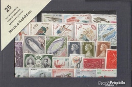 Monaco 25 Verschiedene Marken Postfrisch - Collections, Lots & Séries