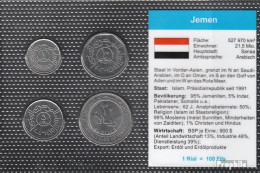 Jemen (Republik) Stgl./unzirkuliert Kursmünzen Stgl./unzirkuliert 1993-2004 1 Rial Bis 20 Rials - Yémen