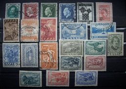 Griechenland Lot 1906 - 1928* Aufdruck Ungebraucht Gestempelt      (R382) - Used Stamps