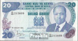 Kenia Pick-Nr: 21b Bankfrisch 1982 20 Shillings - Kenya