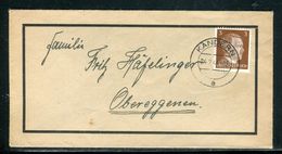 Allemagne - Enveloppe De Kändern Pour Obereggenen En 1944 - Ref D62 - Briefe U. Dokumente