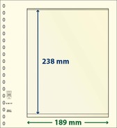 Lindner DT802107P LINDNER DT Blank Page With 1 Pocket - Pack Of 5 - Blankoblätter