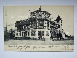 GERMANIA DEUTSCHLAND DUSSELDORF DUSSELDORFER AUSSTELLUNG Cafè Ausicht AK Postcard - Duesseldorf