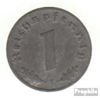 Deutsches Reich Jägernr: 369 1943 A Vorzüglich Zink Vorzüglich 1943 1 Reichspfennig Reichsadler - 1 Reichspfennig