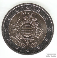 Irland 2012 Stgl./unzirkuliert Stgl./unzirkuliert 2012 2 Euro 10 Jahre Euro Bargeld - Ierland